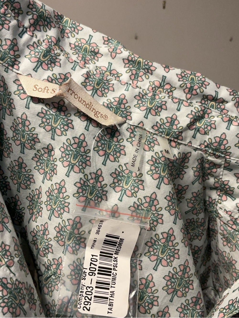 Soft Surroundings Pastel Paisley Tunic - Picture 8 of 8